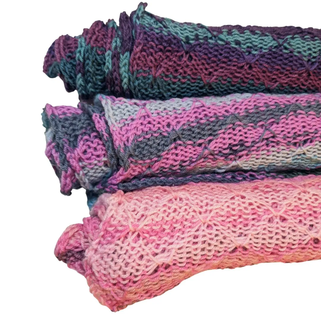 Adults Reversible Merino Scarf - 3 Limited Edition Colours