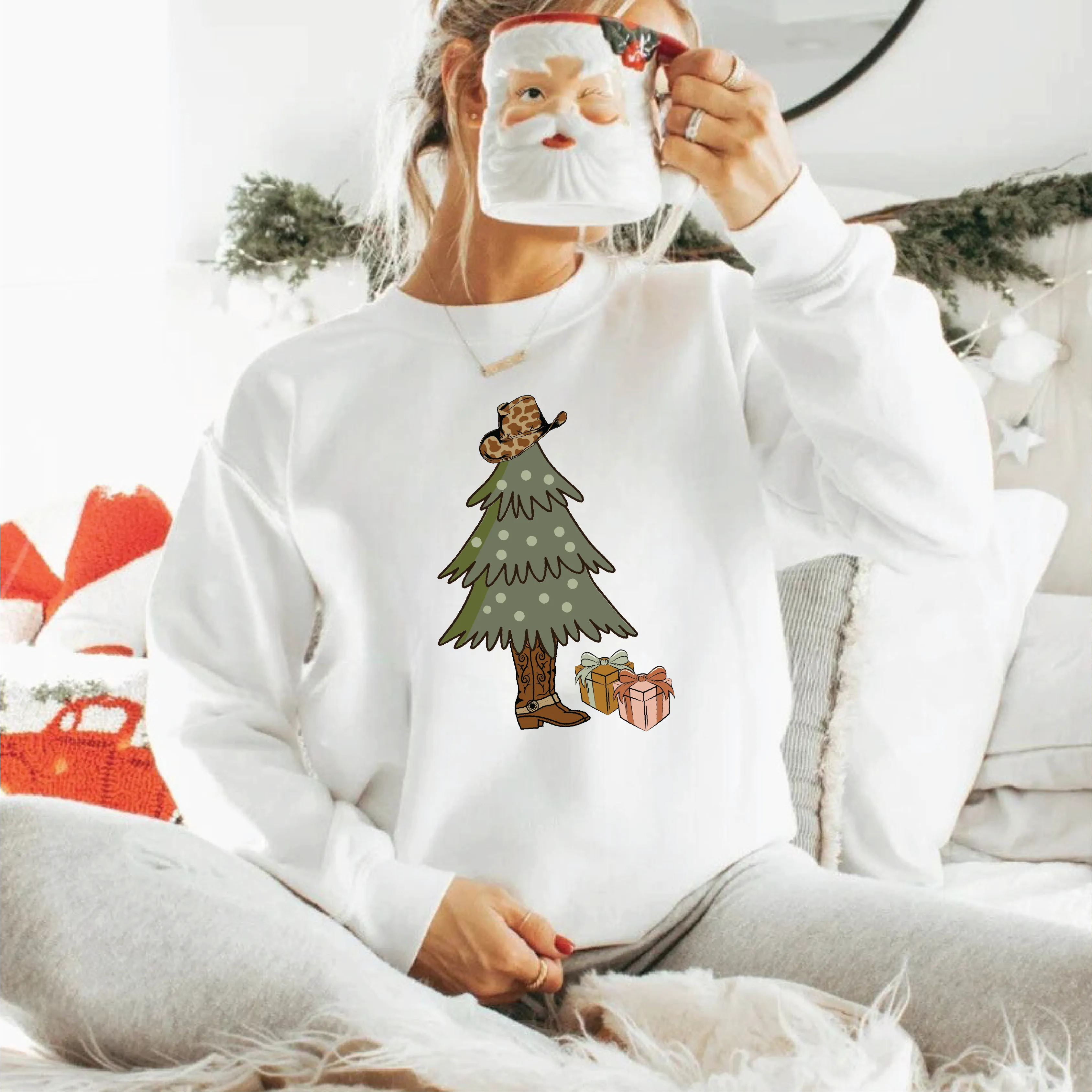 Country Christmas Tree Sweatshirts