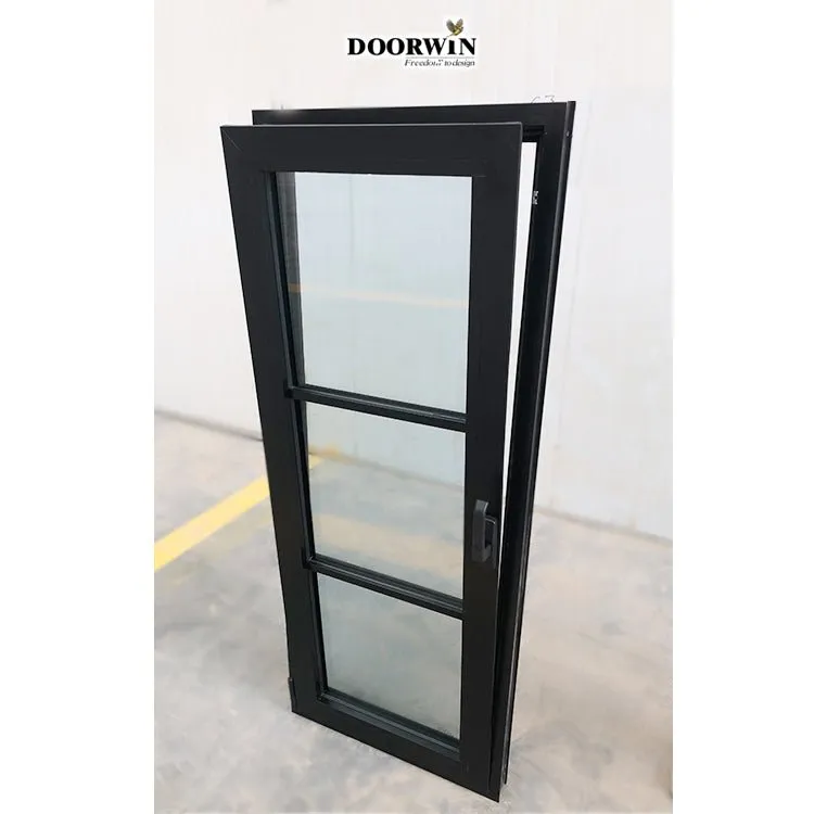 Doorwin China Big Factory Good Price spanish style windows single double glazed window schuco tilt and turn