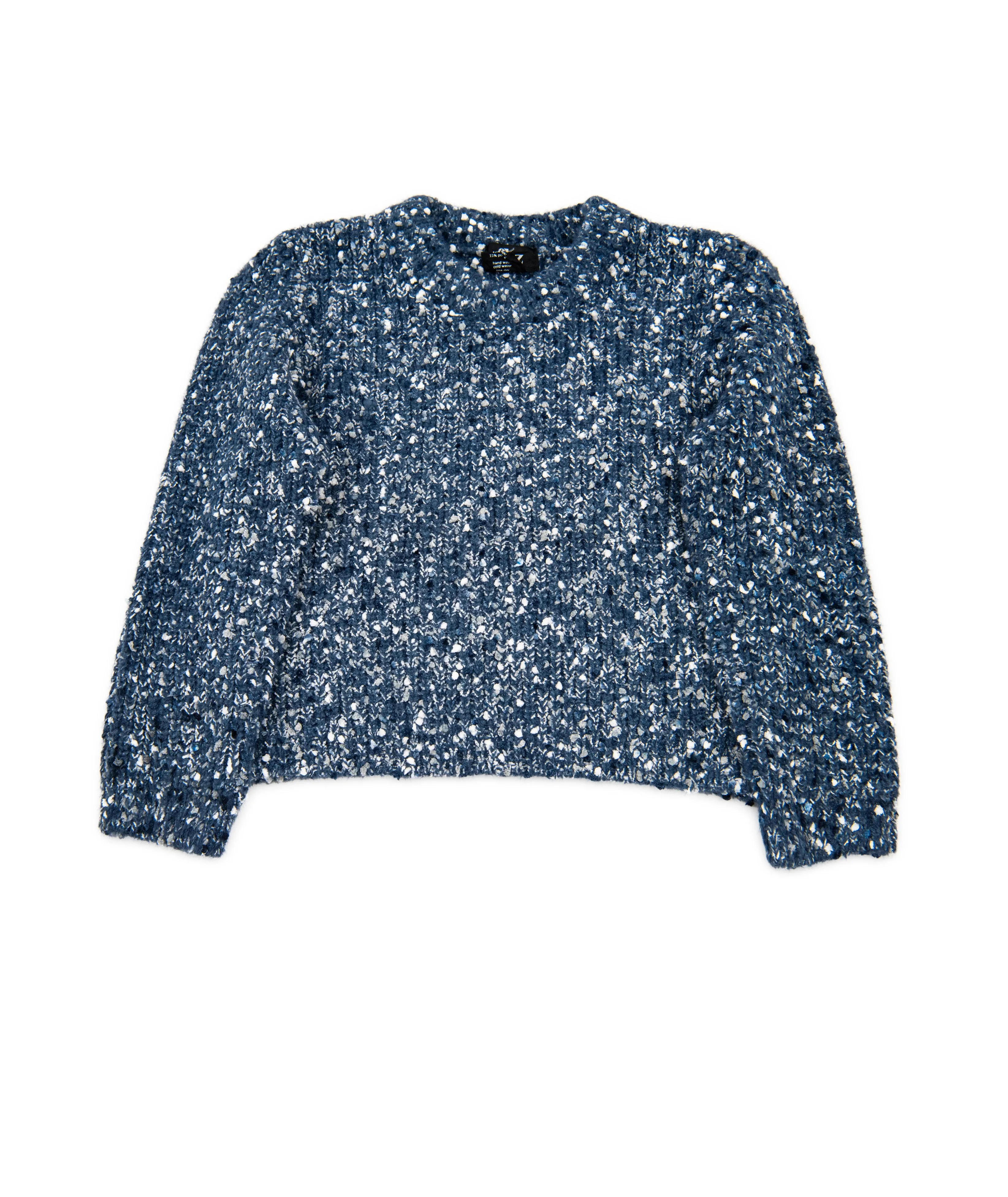 FBZ Girls Blue Confetti Sweater