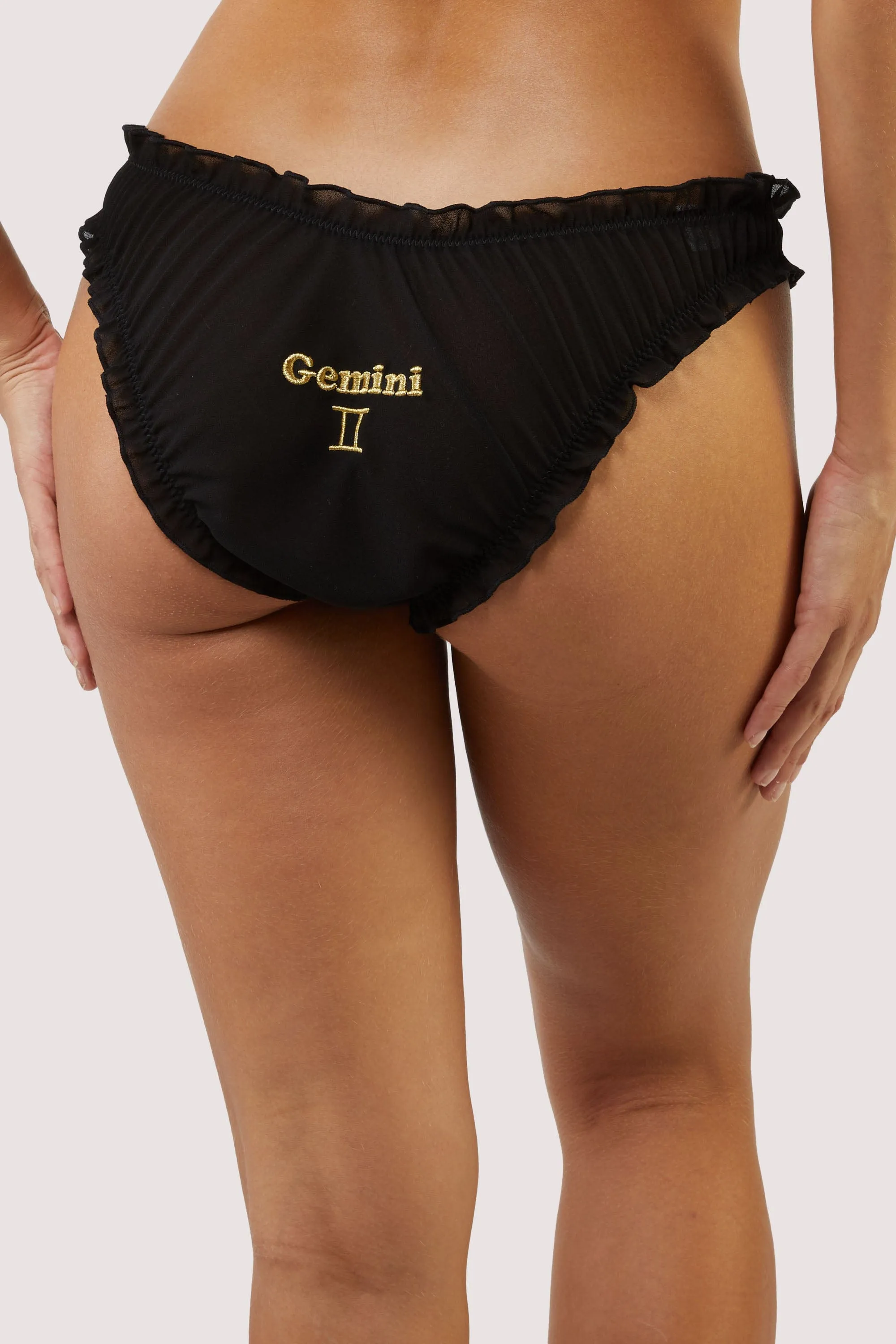 Gemini Chiffon Star Sign Knickers