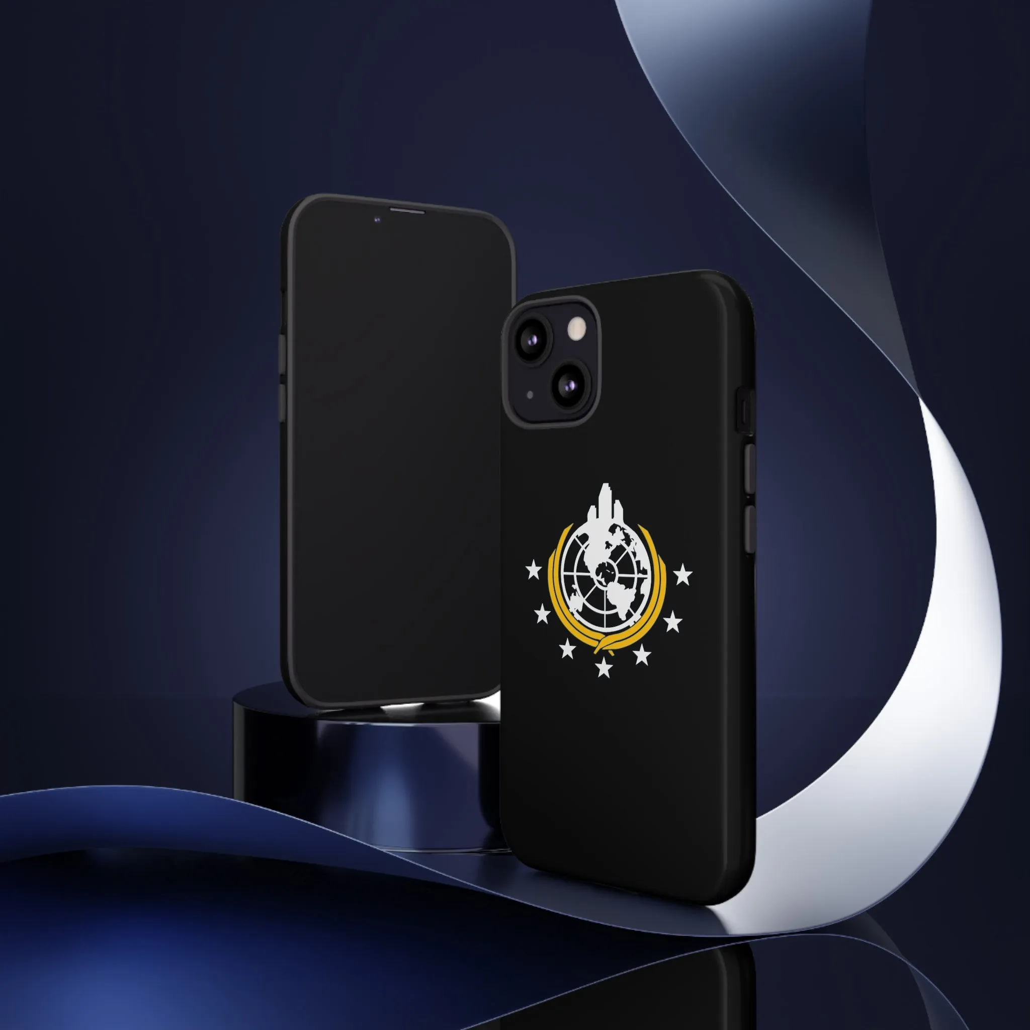 Helldivers 2 Superearth Flag Black Edition Tough Phone Cases Helldiver Gift For Him Her Gamer Game Gifts Birthday Mobile Case Cool Cute Funny Christmas Valentine's