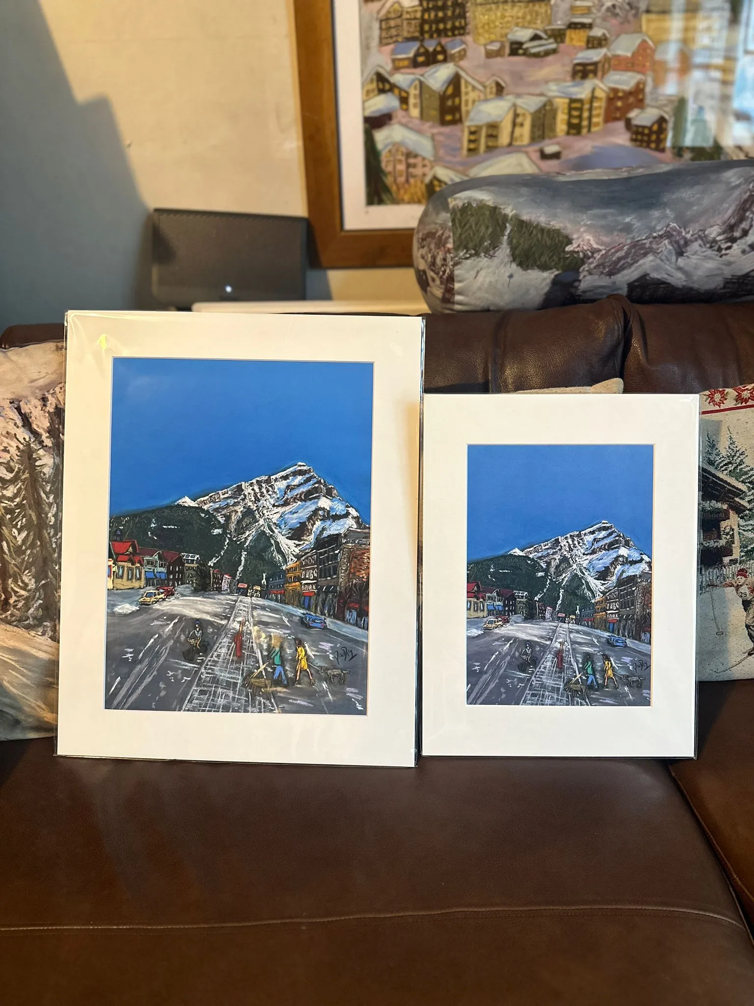 Limited Edition of Glicée Prints of Banff and Cascade Mountain in different sizes