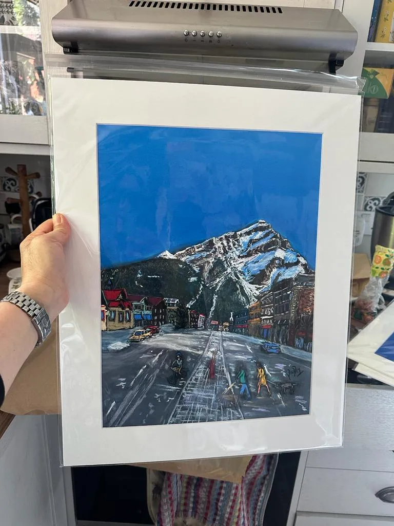 Limited Edition of Glicée Prints of Banff and Cascade Mountain in different sizes