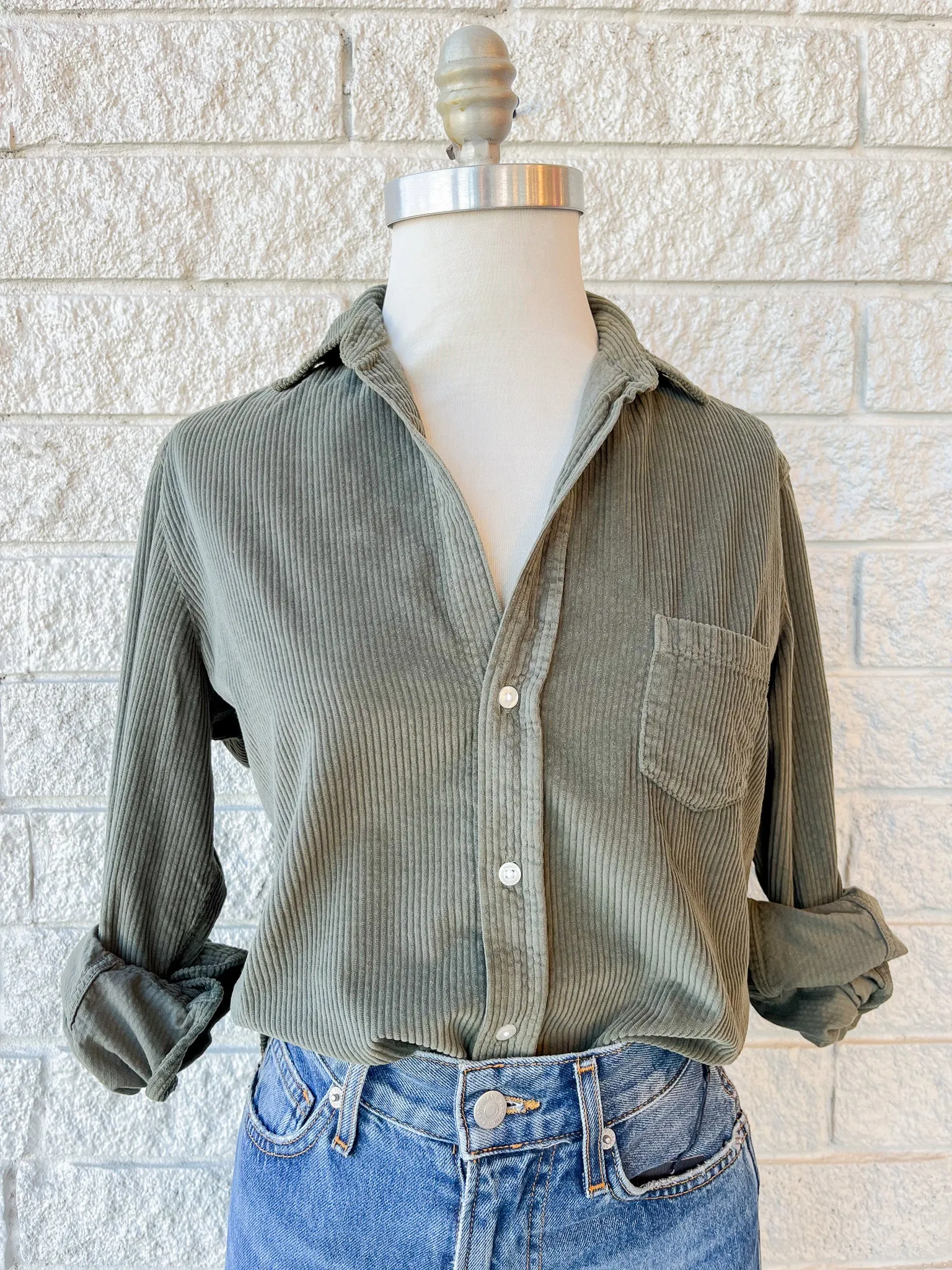 Relaxed Button-Up Shirt