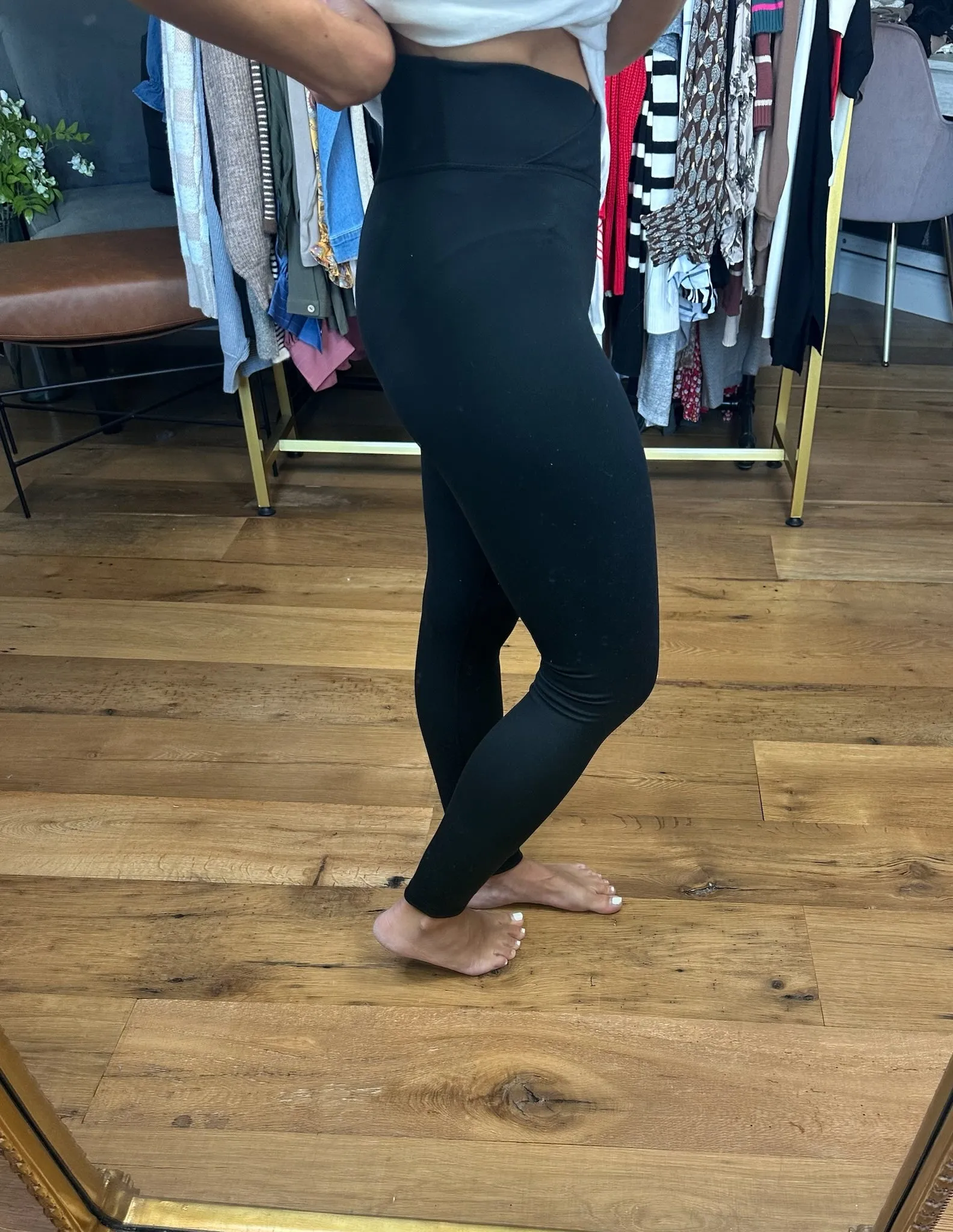 The Della Crossover Legging - Black